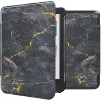 IMoshion Design Slim Hard Case Bookcase voor de Kobo Clara Colour / BW - Black Marble