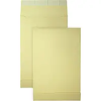 DULA Monsterzak Enveloppen - A4+ - 230 x 350 x 38 mm - Geel - 25 stuks - Zelfklevend met plakstrip - 170 Gram -