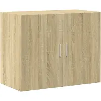 vidaXL Wandkast 80x42,5x64 cm bewerkt hout sonoma eikenkleurig