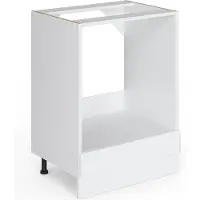 Vicco R-Line Ovenombouwkast – 60 cm zonder werkblad Wit Hoogglans