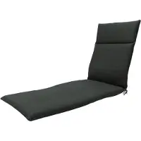 Madison Ligbedkussen Recycled Canvas Dark Grey (190 x 60 cm)