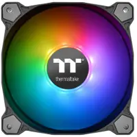 Thermaltake 3x Pure 14 ARGB Sync PC-ventilator Zwart, RGB (b x h x d) 140 x 140 x 25 mm Incl. LED-verlichting