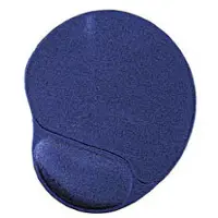 Gembird Muismat met gel polssteun, blauw