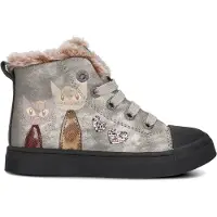Shoesme SH24W035 Veterschoenen | Maat 26 Meisjes Grijs