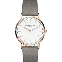 Liebeskind berlin Analoog horloge 'New Case' rose-goud / grijs
