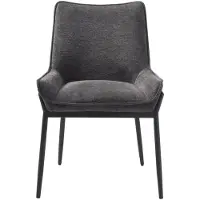 Håum Giga Living - Eetkamerstoel Donkergrijs Stof - 59x58x84cm - Calgary