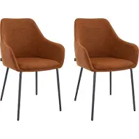 Kick Collection Set van 2 Kick eetkamerstoel Guus - terra