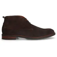 Van lier Bruine suède veterboots | Maat 41