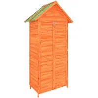 vidaXL Tuinschuur 89x52,5x175 cm massief grenenhout bruin