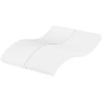 vidaXL Schuimmatras hardheid H2 H3 140x200 cm wit