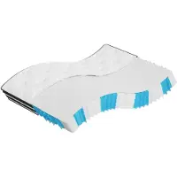 vidaXL Pocketveringmatras middelhard 140x200 cm