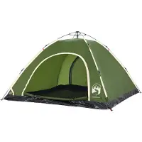 vidaXL Tent 5-persoons snelontgrendeling groen