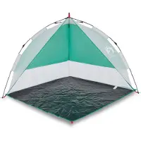 vidaXL strandtent waterdicht snelontgrendeling zeegroen