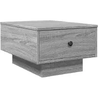 vidaXL Salontafel 60x45x31 cm bewerkt hout grijs sonoma eikenkleurig