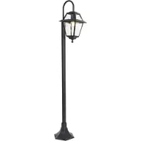 QAZQA Klassieke buiten lantaarn zwart 135 cm IP44 - Berta