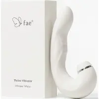 FAE Vibrator voor Vrouwen - Clitoris & G spot Stimulator - Zuig en druk functie - Penetratie Dildo - Sex Toys voor Vrouwen en koppels - Seksspeeltjes - Thrive Series - Whisper White