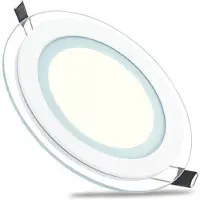 BES LED LED Downlight Slim - Inbouw Rond 12W - Natuurlijk Wit 4200K - Mat Wit Glas - Ø160mm