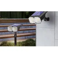 ABC-led Solar duo tuinspot - warm en koud wit
