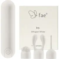 FAE Vibrator voor Vrouwen - Clitoris Stimulator - Mini Bullet Vibrator - Sex Toys voor Vrouwen en koppels - Seksspeeltjes - Joy Series, Whisper White
