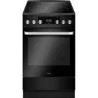 Amica ACV605RN Vitrokeramisch Fornuis - Airfry - 50 cm B - Matzwart