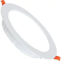 BES LED LED Downlight - Alexy - Inbouw Rond 30W - Helder/Koud Wit 6400K - Mat Wit Aluminium - Ø230mm