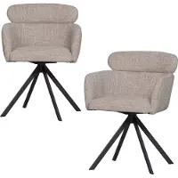 Woood eetkamerstoel (set van 2) Fenne