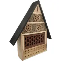 Garden Spirit Insectenhotel met Baksteen - Insectenhuis - - Houtkleur - I