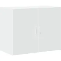 vidaXL Wandkast 80x42,5x64 cm bewerkt hout wit