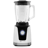 Ufesa White Gold Blender, Vermogen van 1500W, Glas van 1,5L, Snelheidsinstelling met LED, IJsfunctie, 6 Roestvrijstalen Messen