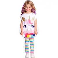 Amscan kinderkostuum eenhoorn meisjes polyester wit jaar
