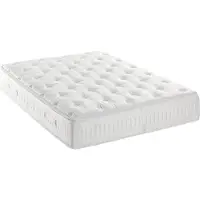 Vente-unique Hybride matras 200 x 200 cm met pocketveren en vormgeheugen dikte 25 cm - ASTRIA Art Collection van YSMÉE L 200 cm x H 25 cm x D 200 cm