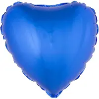 Espa - Blauwe hart ballon 45 cm
