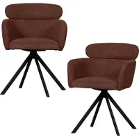 Woood eetkamerstoel (set van 2) Fenne