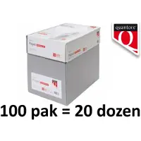 Quantore Economy Kopieerpapier - 100 x pak 500 vel - 80 gr - wit - businesspack (20 dozen)