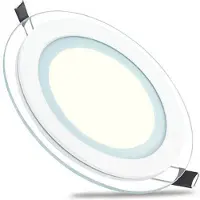 BES LED LED Downlight Slim - Inbouw Rond 6W - Natuurlijk Wit 4200K - Mat Wit Glas - Ø96mm
