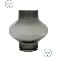 Vase the World Vaas Ruvuma | Medium | Grijs - Grey | Ø28 x H28 cm