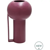 Vase the World Vaas Selva | Mauve | Metaal | Ø16 x H28 cm