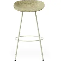 Normann Copenhagen Barstoel Mat Barstool 75 cm Cream Steel Seaweed