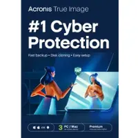 Acronis True Image Premium | 3 PC | 1 Jaar | 1 TB Cloud | Mobiel/Tablet inbegrepen