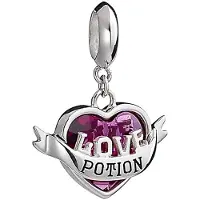 The Carat Shop Official Harry Potter Sterling Silver Love Potion Slider Charm With Crystal