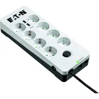 Eaton PB8TUD Overspanningsbeveiliging Zwart, Wit 8 AC-uitgang(en) 220 - 250 V 1,5 m