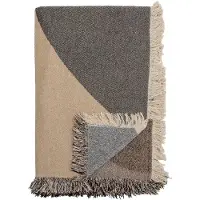 Bloomingville Tasja Plaid, Natuur, Gerecycled Katoen