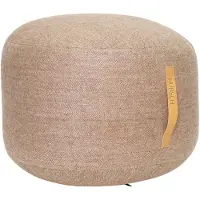 Hubsch Mochi Poef Ø50 Bruin