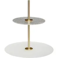 Hubsch Ripple Etagere Structuur/Brass