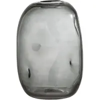 Bloomingville Vinda Vaas, Grijs, Glas