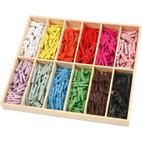 Creativ Company Mini Wasknijpers Set 288 stuks