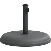 vidaXL Parasolvoet voor stokken van Ø32/35/38 mm 15 kg rond