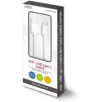 Savio USB – USB type C kabel 5A, 1m CL-126 Wit