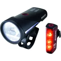Sigma verlichtingsset Aura 100 Link 100 Lux + Blaze Link USB achterlicht met remlichtfunctie