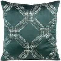 Eurofirany Decoratieve Kussenhoes Velours Blink30 45x45 Donkergroen